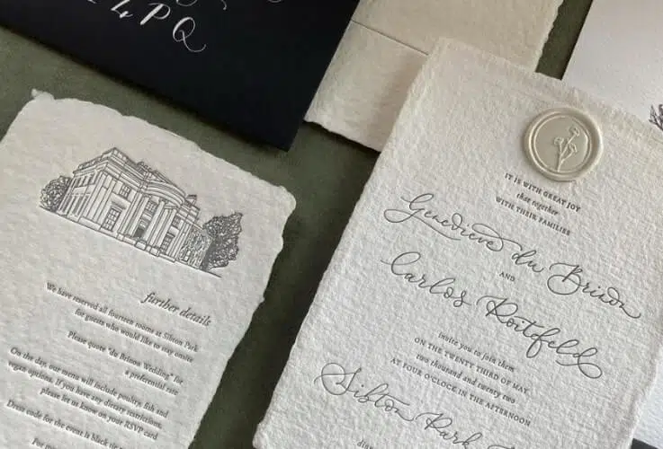 10 best wedding suppliers in london | get the luxe look (2025) 9 Bespoke wedding stationery by ink and paper