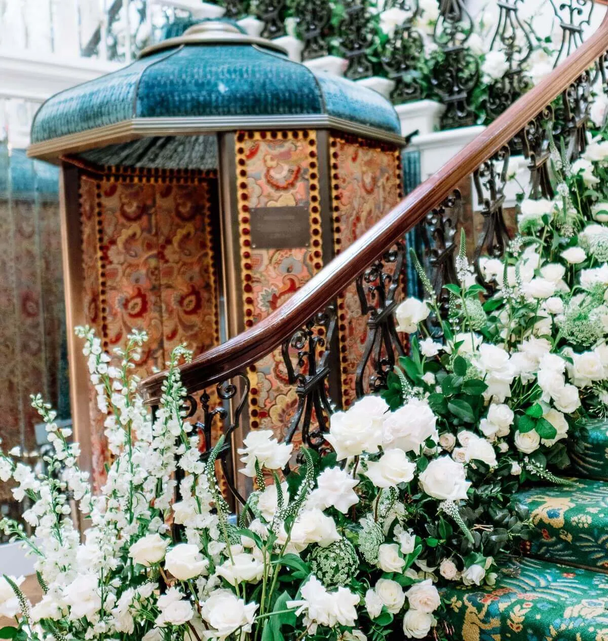 Blooming haus florals await guests at the vogue fashion and film party