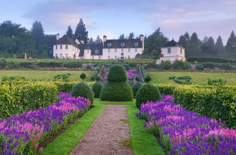 The gardens at birkhall on the balmoral estate
