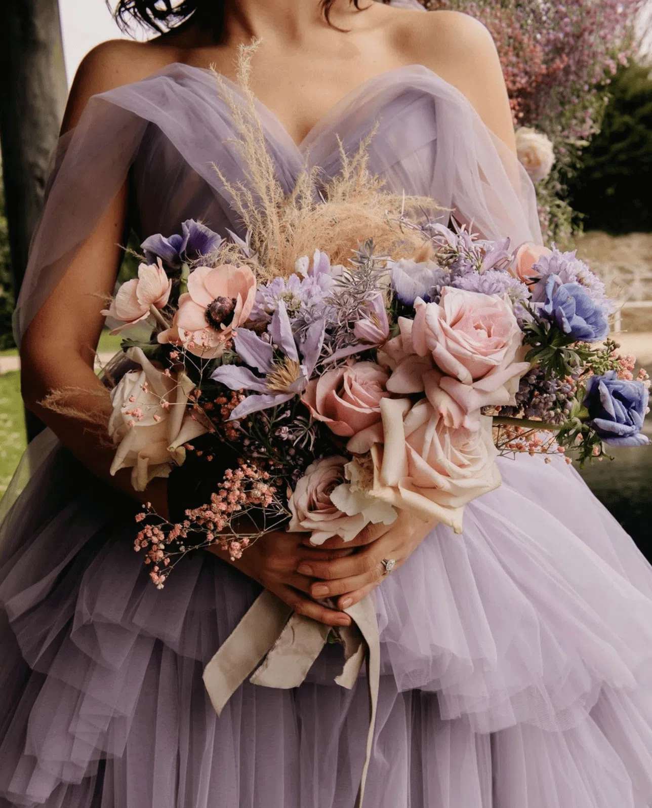 Ballgown bouquets