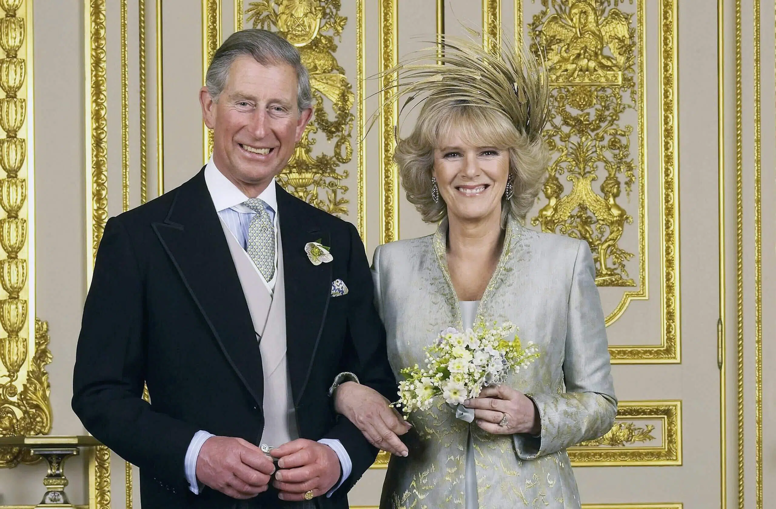 Camilla parker bowles' wedding bouquet