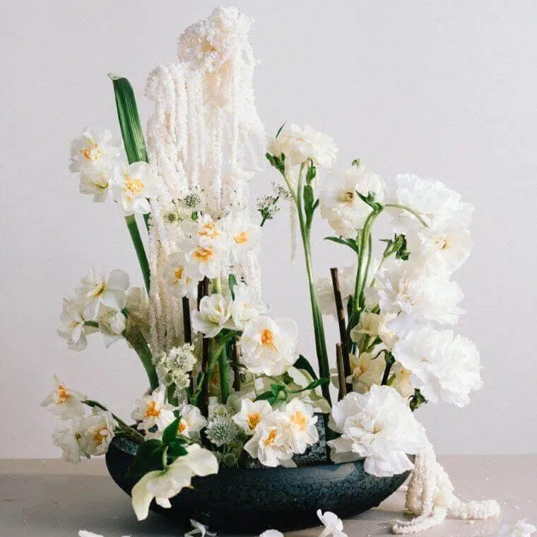 Daffodils create a beautiful easter floral display