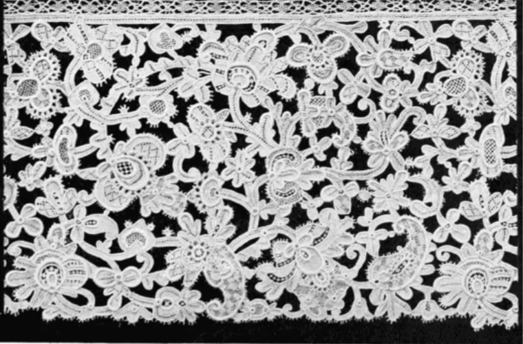 An insightful guide to flower fashion & its evolution through the ages 21 Lace with an intricate floral pattern
