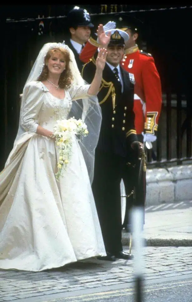 Sarah ferguson's wedding bouquet