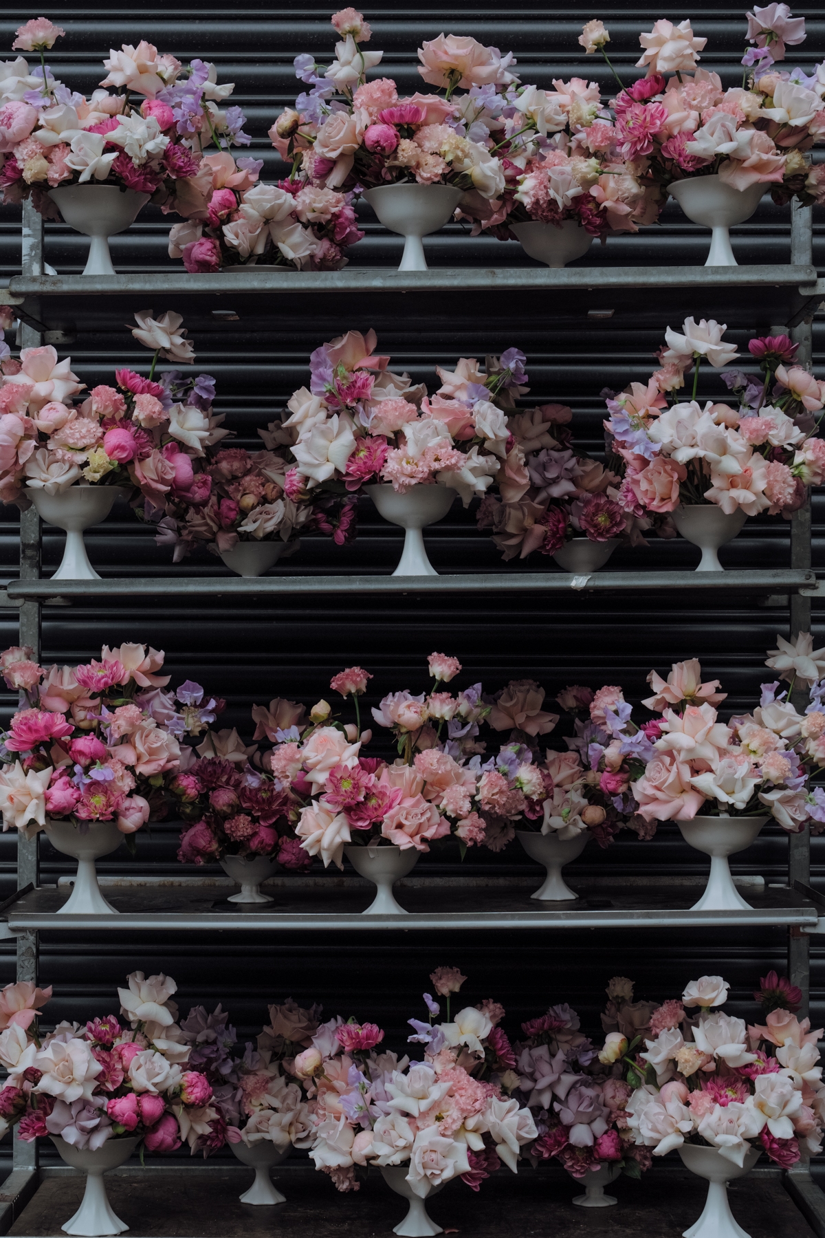 Sweet pea wedding flowers by blooming haus