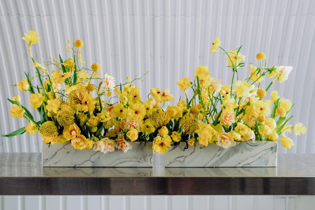 Weez and merl vases created from ldpe plastic