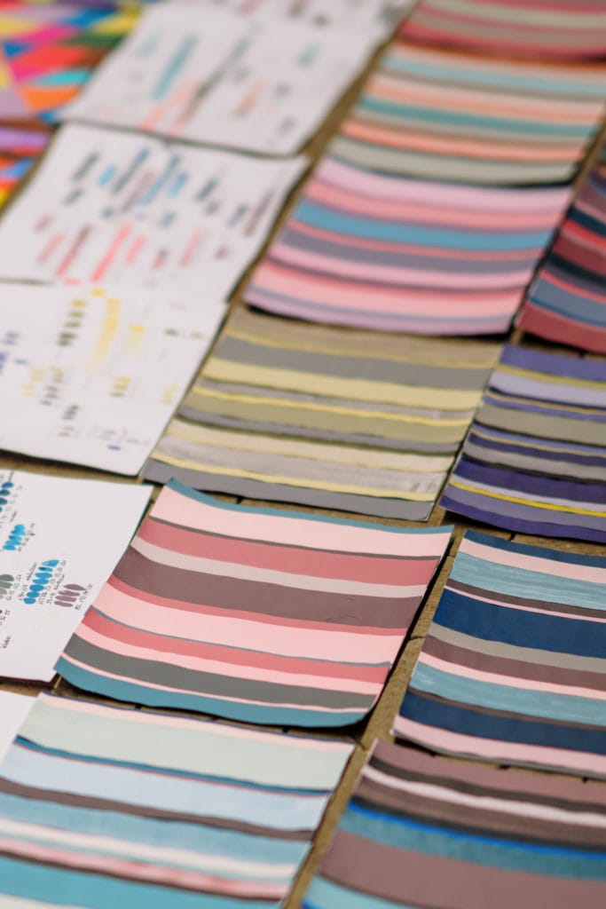 Blooming haus colour sampling